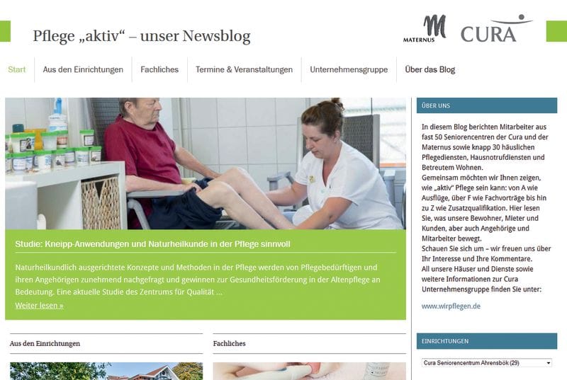 Bloggen für die SilverSurfer Health&Care Management